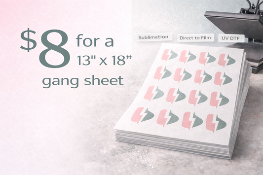 13.5" x 18" Gang Sheet