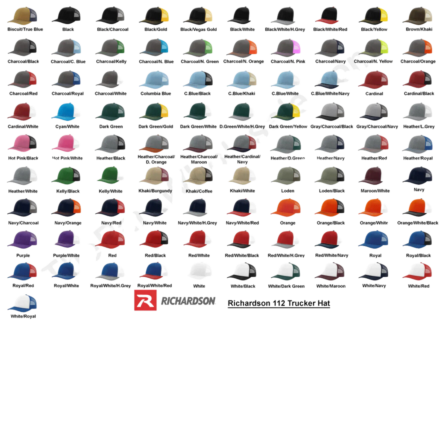 Richardson 112 Trucker Hat Snapback Cap